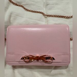 Ted Baker Pink Rose Gold Crossbody Bag